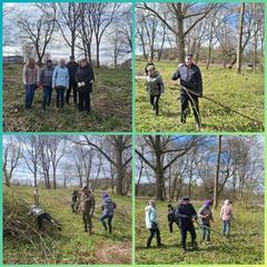 Участие в проведении месячника по санитарной очистке и уборке территорий