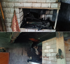 В Зельвенском районе спасатели потушили пожар в хозпостройке